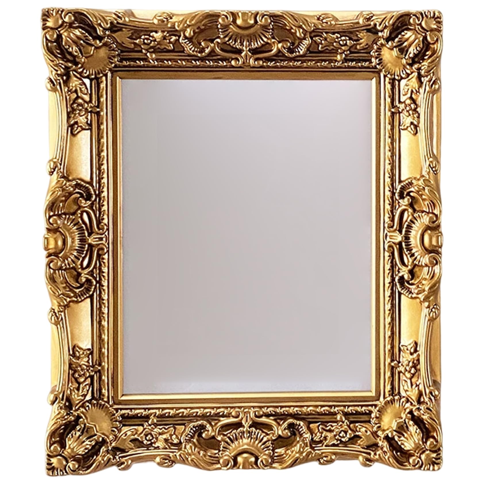 vintage gold picture frame ornate resin photo frame antique decorative golden for wall or tabletop display classic retro style photo holder home decor