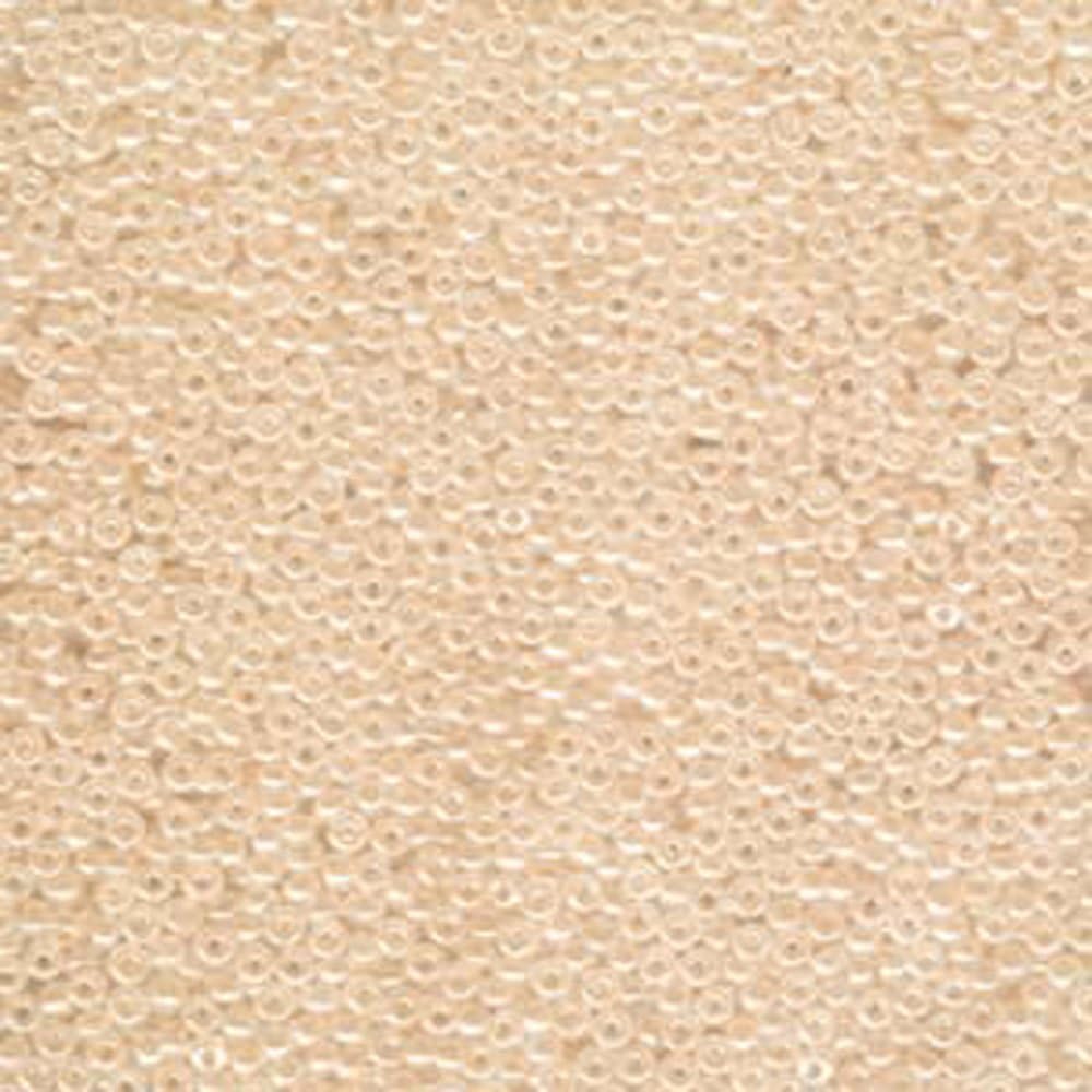 Dark Beige Ceylon Miyuki Japanese Round rocailles Glass Seed Beads 11/0 Approximately 24 Gram 5 inch Tube