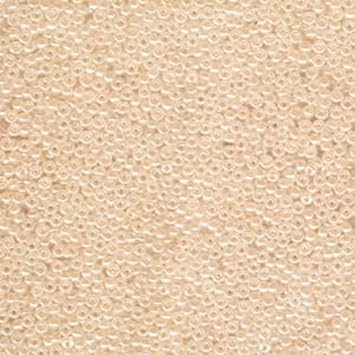 Dark Beige Ceylon Miyuki Japanese Round rocailles Glass Seed Beads 11/0 Approximately 24 Gram 5 inch Tube