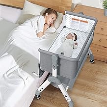 Newton Baby Bassinet Bedside Sleeper With Mattress Sheet