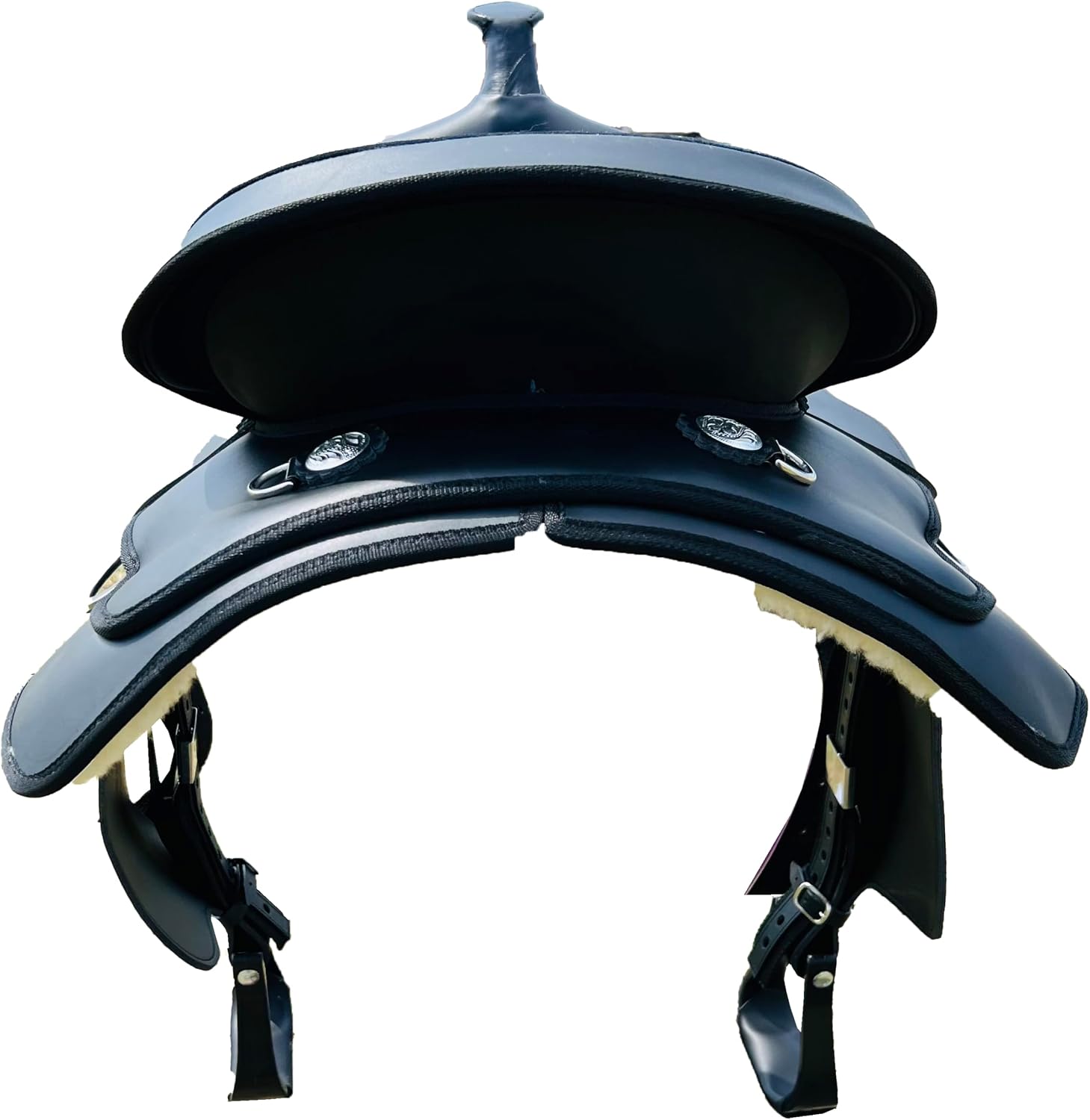 RESISTANCE Western Adult Pleasure Trail Saddle with Straight Round Design