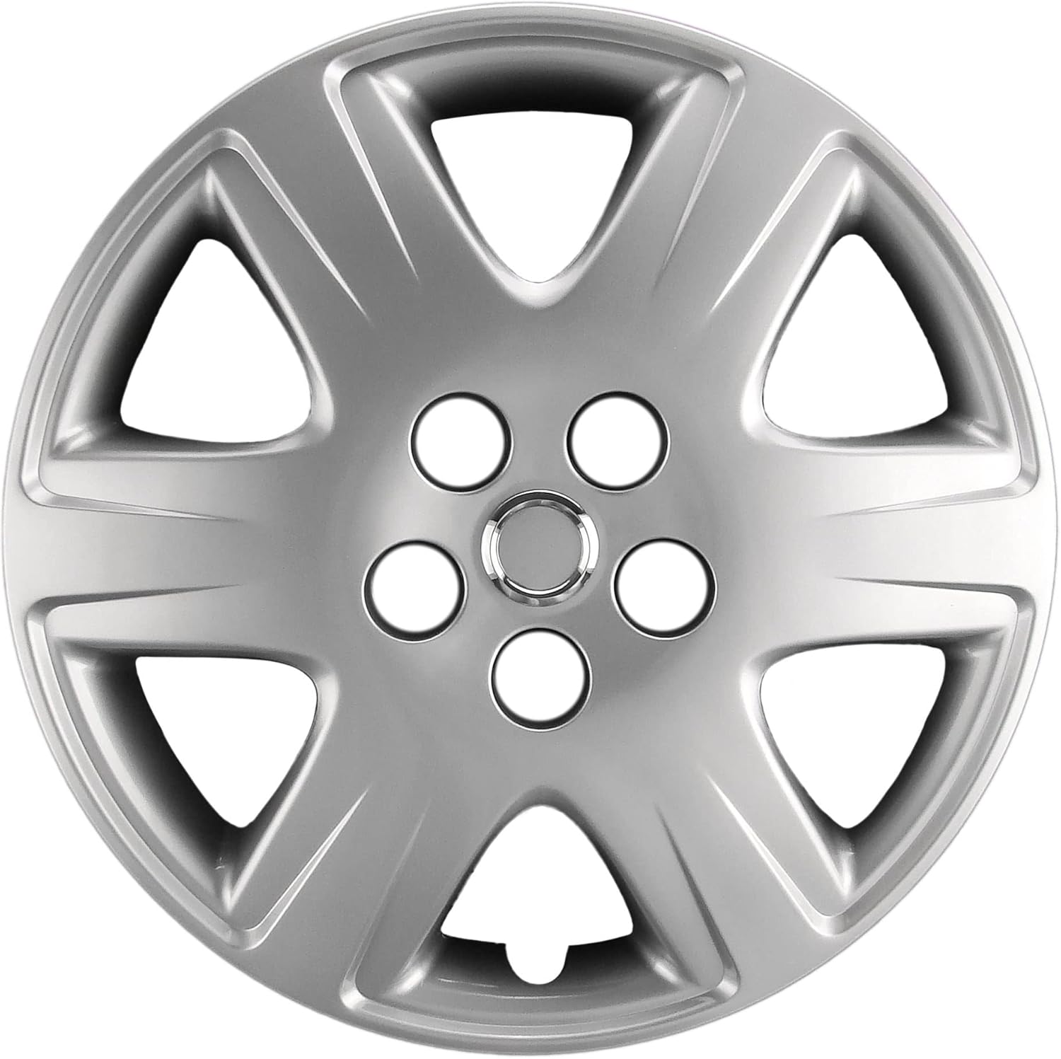 Premium Quality 15" Silver Hubcaps/ Wheel Covers fits Toyota Corolla, Heavy Duty Construction (Set of 4)