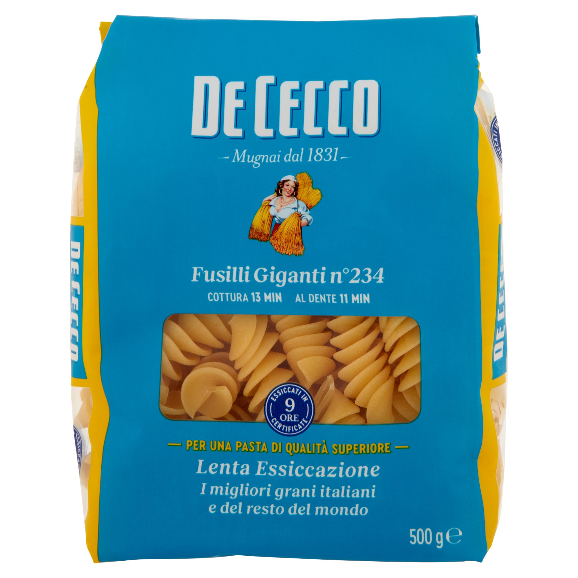 FUSILLI GIGANTE N. 234 DE CECCO 10 X 500 GR