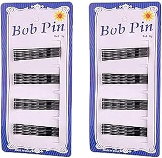 Bobbin Hair Pins 48 Pieces,Black