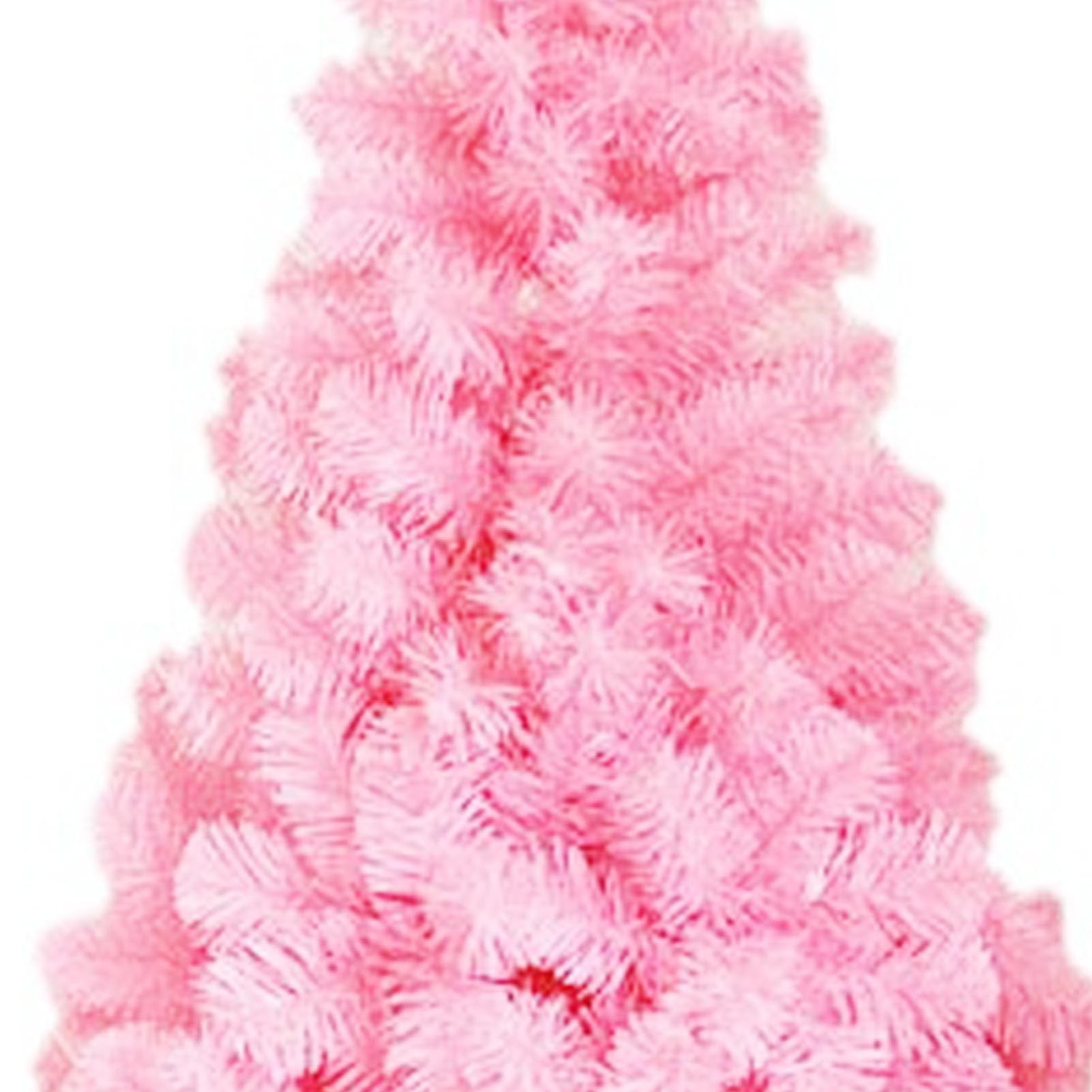 Árbol de Navidad Artificial Rosa de 6 pies |El PVC Retardante de Llama Elimina el Riesgo de Incendio |Decoración de Soporte Resistente para salón/jardín/Oficina |Árbol de Navidad (1.2m / 3.9ft)
