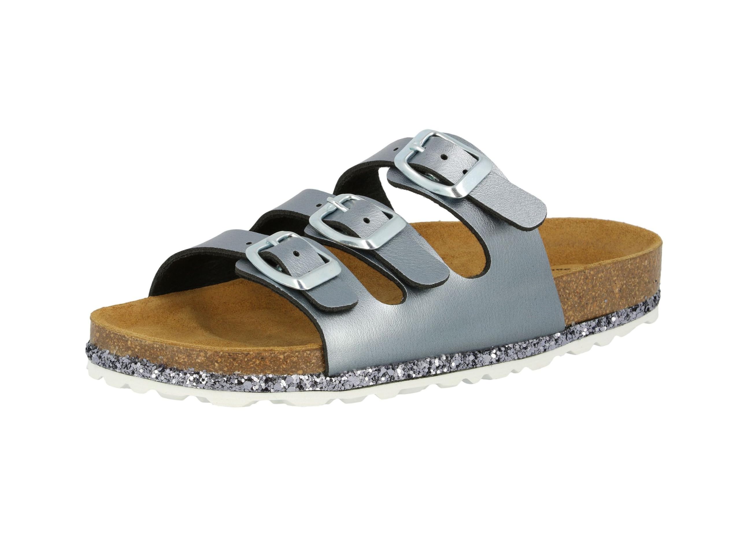 Lico Unisex Kinder Bioline Kids 3-schnallerPantoletten