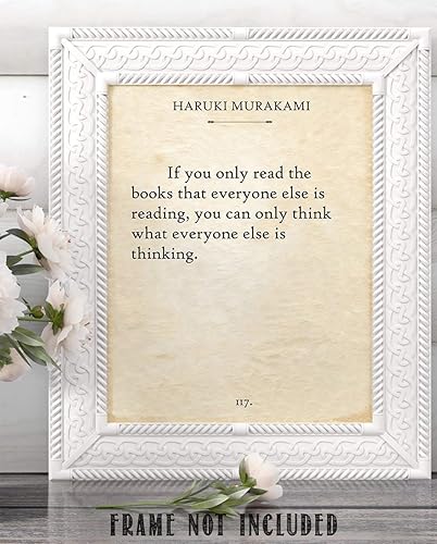 Miniatura 8 de Haruki Murakami - If You Only Read... - 11x14 Unframed Typography Book Page Print - Great Gift Under $15 for Book Lovers