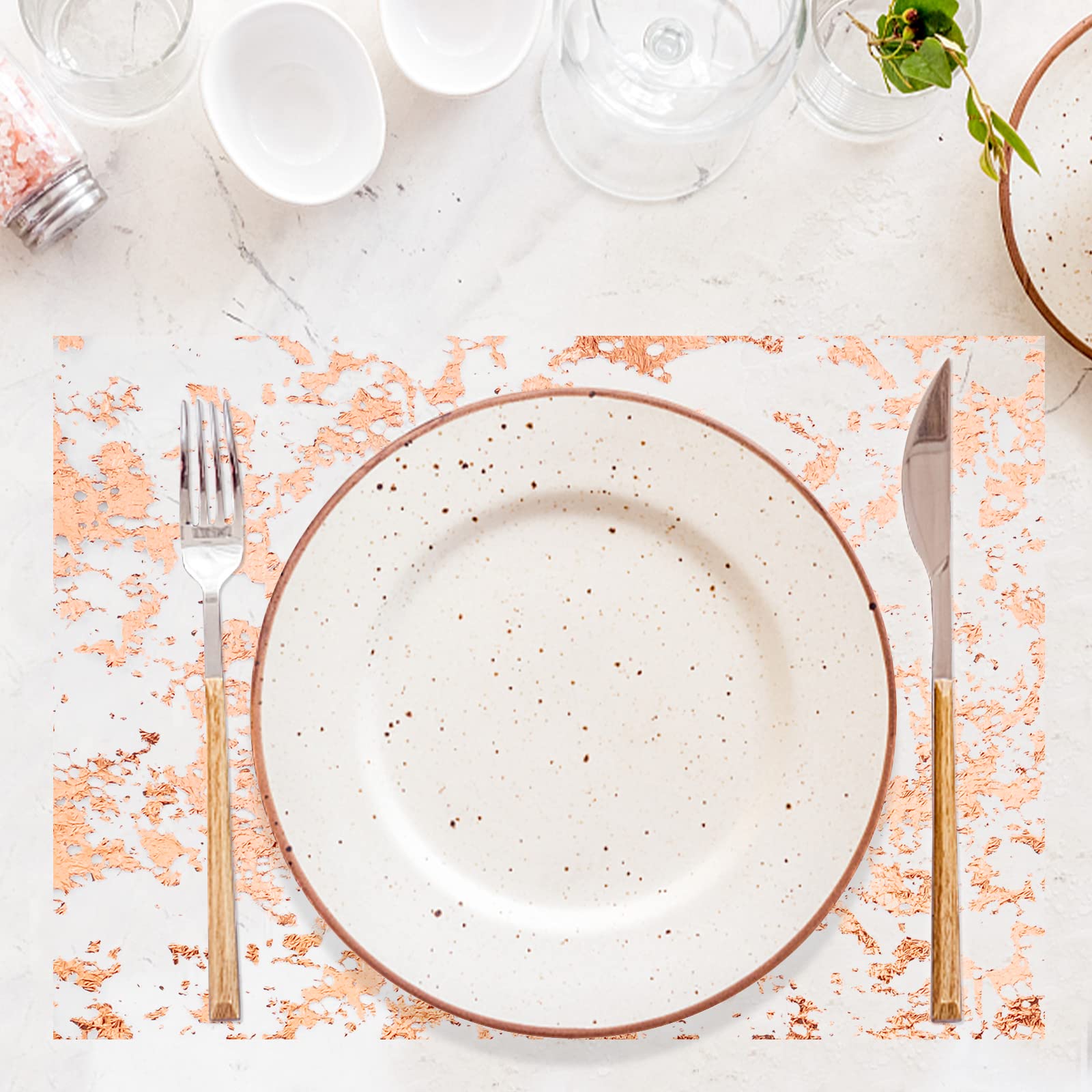 Tischläufer Roségold Glänzend – 28 Cm X 10 M Metallic-Dekostoff Für Feiern