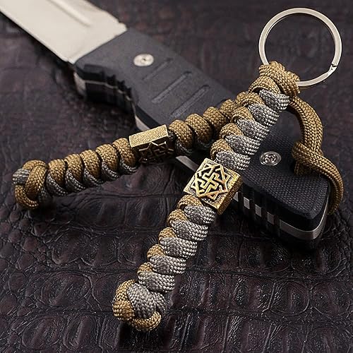 Miniatura 5 de TECEUM Cuentas de paracaídas  Dije dorado hecho a mano para la fabricación de joyas y manualidades  Abalorios metálicos de latón antiguo 8393