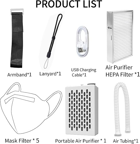 Miniatura 3 de Máscaras eléctricas con ventilador, sistema de aire fresco, respira fácilmente