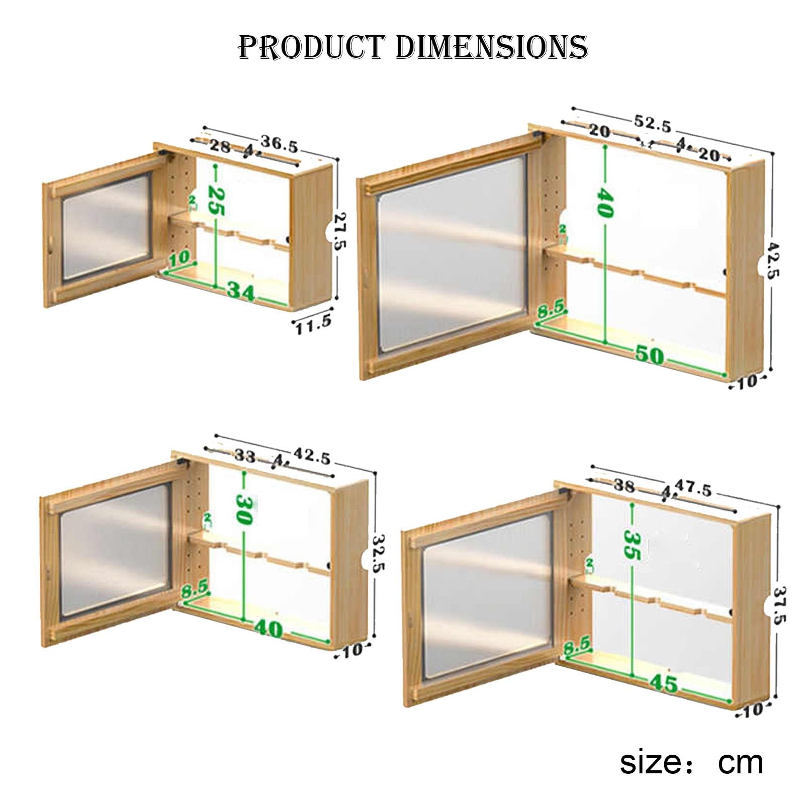Wandmontierte WiFi-Aufbewahrungsbox, Router Ständer, Set Top Box, Steckdosenleistenschutz, Router Rack unter Kabel Versteckbox(Style 3,52.5x10x42.5cm)