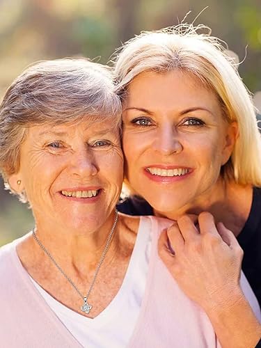 Miniatura 2 de Regalos de cumpleaños para mujer, collar de cumpleaños número 40, 50, 60, 70, 80, 90, collar de nudo de amor de circón, regalos para cumpleaños