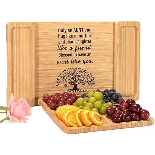 Aunt Gifts, Gifts for Aunt from Niece Nephew Best Aunt Ever Gifts Birthday Gifts for Aunt Auntie Aunty Great Aunt Christmas Gifts Aunt Mothers Day Gifts for Special Aunt Cheese Board Set