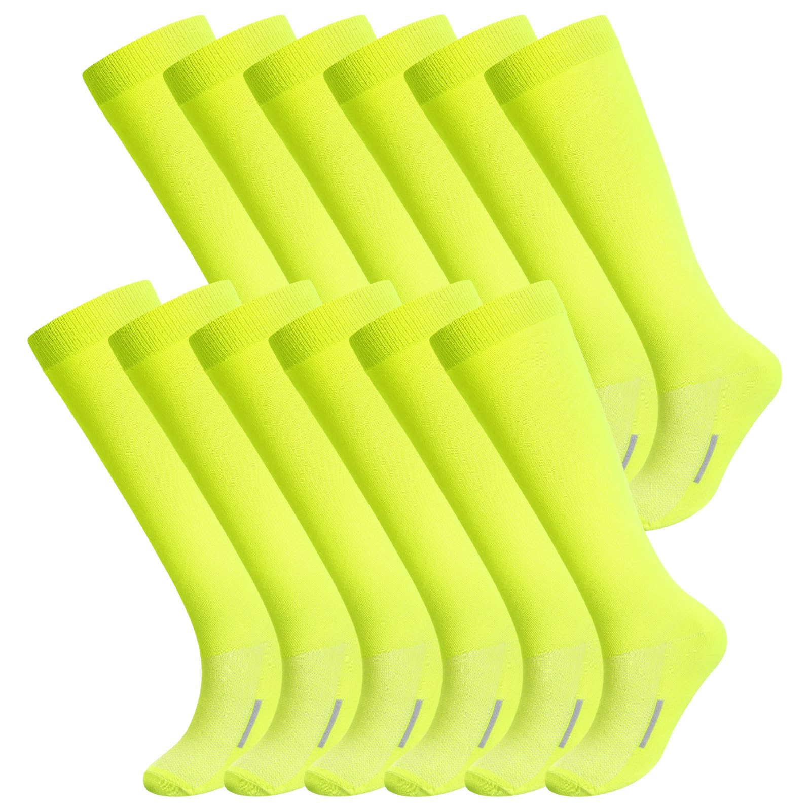 Haysandy 12 Pairs Youth Football Socks Bulk Softball Soccer