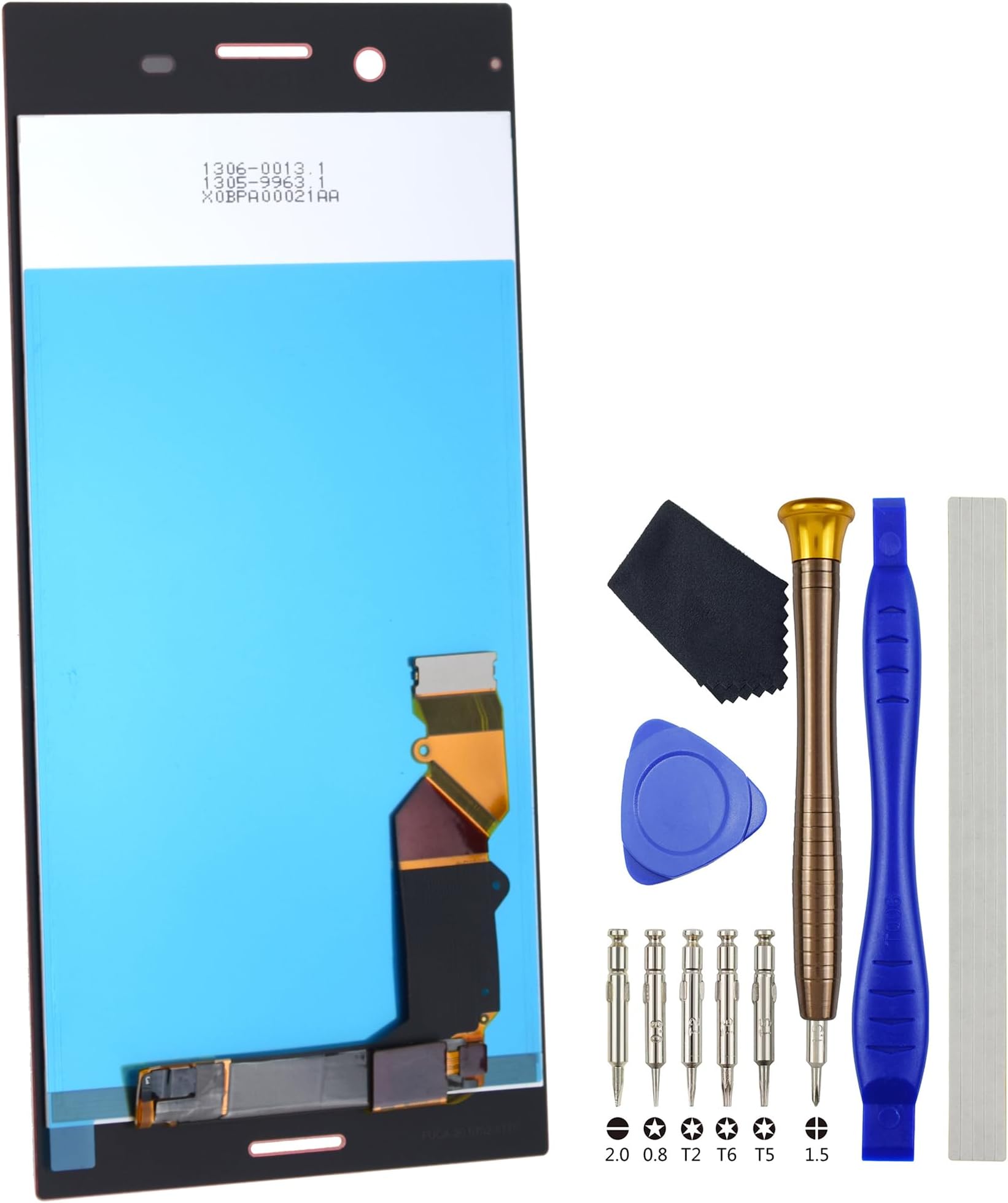 Complete Display Screen for Sony Xperia XZ Premium G8142 LCD Touch Digitizer Assembled Luminous Chrome 5.46" Screen Replacement with Free Tool Kit
