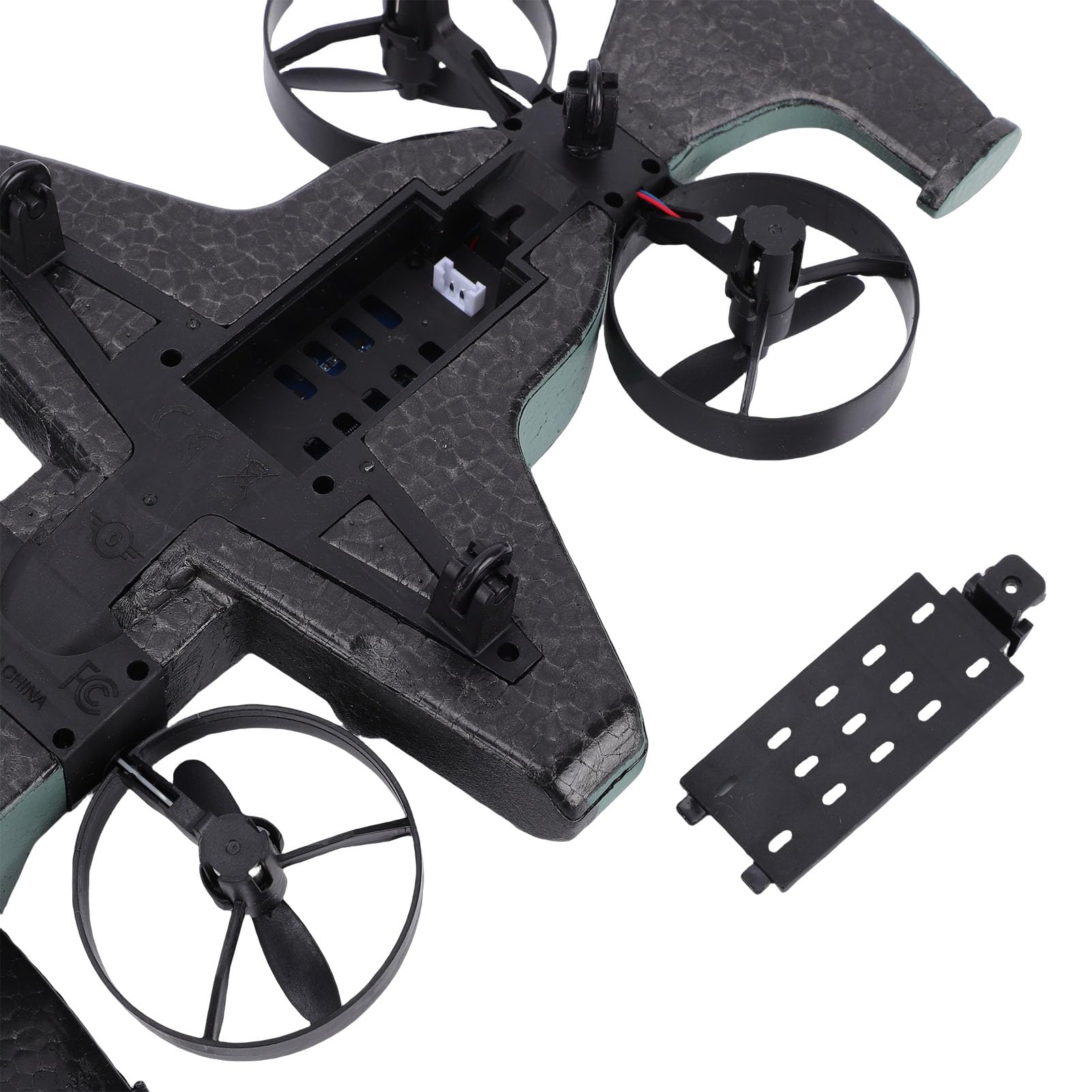 CCYLEZ Drone e Auto RC 2 in 1, Giocattolo RC con modalità di Volo e Deriva, Quadricottero Trasformabile per Bambini Adulti, Decollo Facile con Un Tasto, 3 velocità, Volo di 15 Minuti, (GREEN)