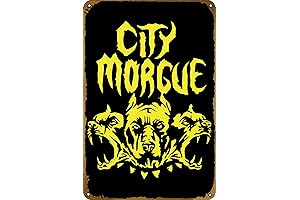 City Morgue Three Wardogs Music Poster Retro Metal Tin Vintage Sign
