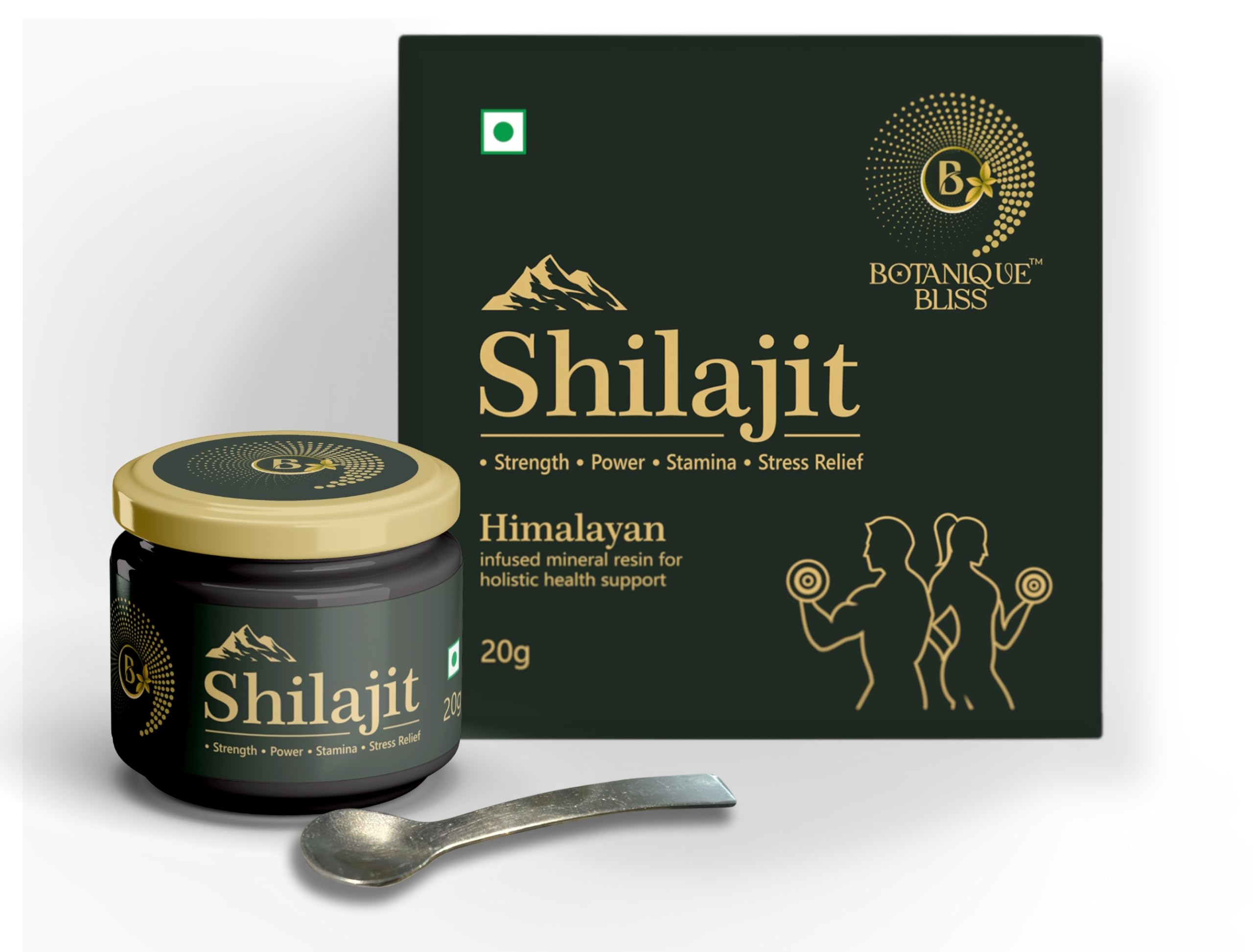 BOTANIQUE BLISS | Pure Original Himalayan Shilajit/Shilajeet Resin, 20g, Helps in Boosting Stamina, Strength & Energy, Performance Booster For Men & Women, Immunity Booster (B0CW1M6JFK) Amazon Price History, Amazon Price Tracker