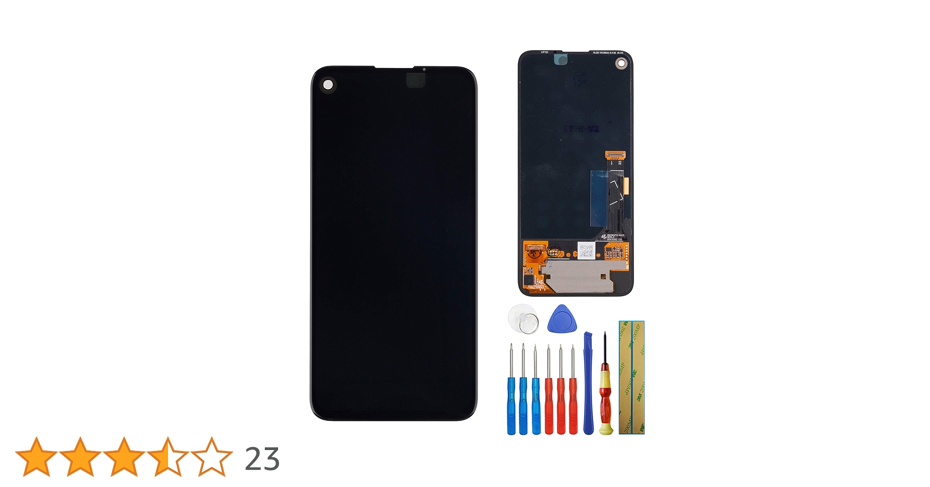 pixel 4a5g ディスプレイのみ ピクセルセンサー付きLCDディスプレイ,5g,アセンブリ,Google