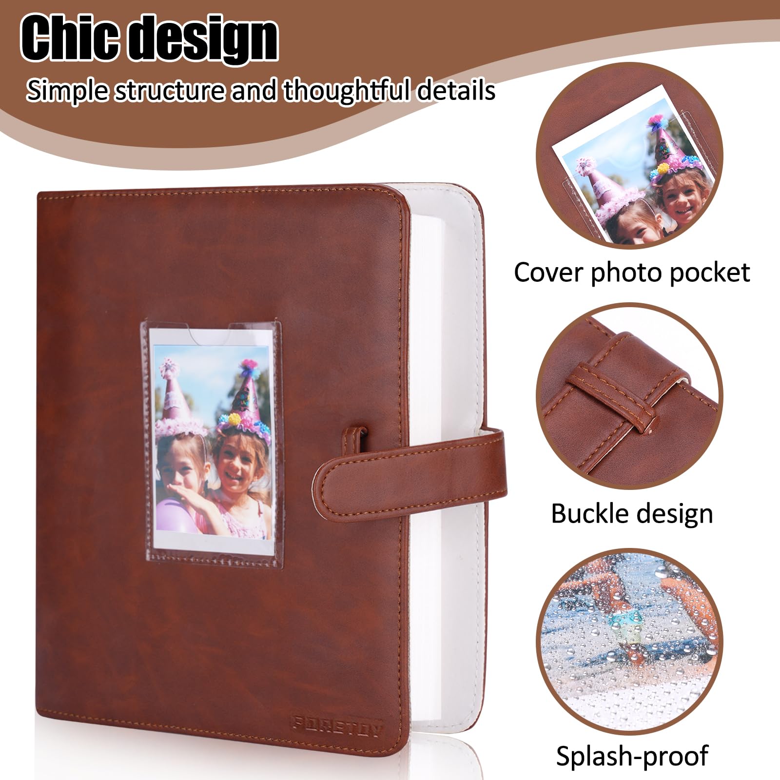Album Photo Avec 432+1 Poches Pour Film 3 Pouces-Compatible Avec