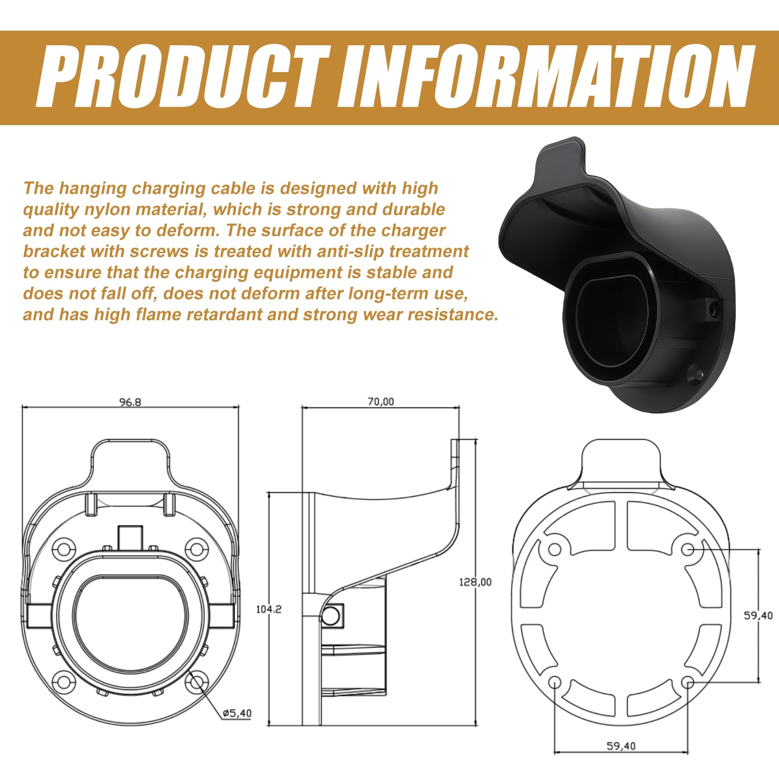 Image secondaire de GOEDCH Support de Chargeur EV de Type 2