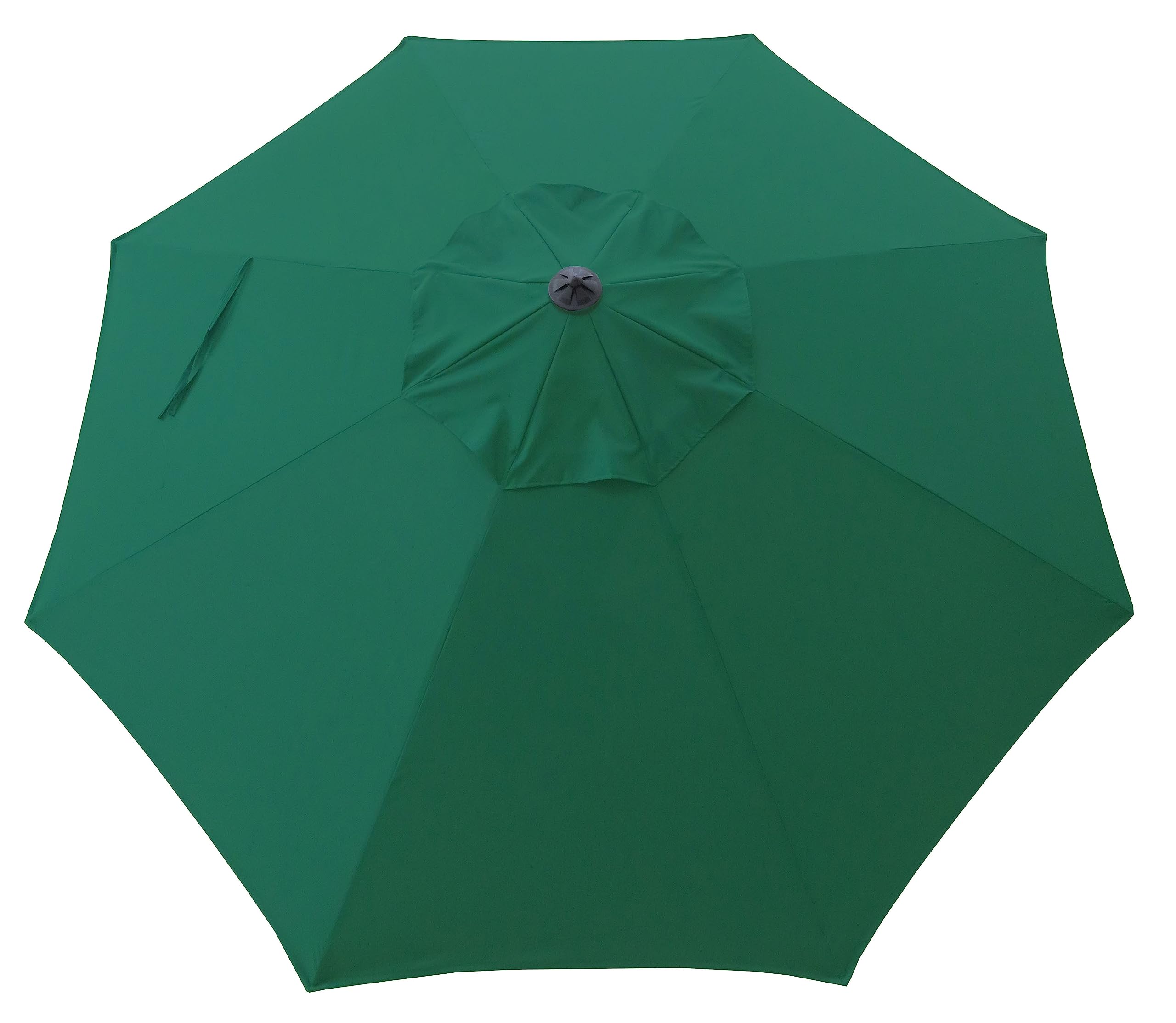 Umbrella Replacement Canopy, 9 feet 8 Ribs Outdoor Patio Umbrella Replacement Canopy for 9ft 8 Ribs Sun Protection UPF 50+ Replacement Umbrella,Green