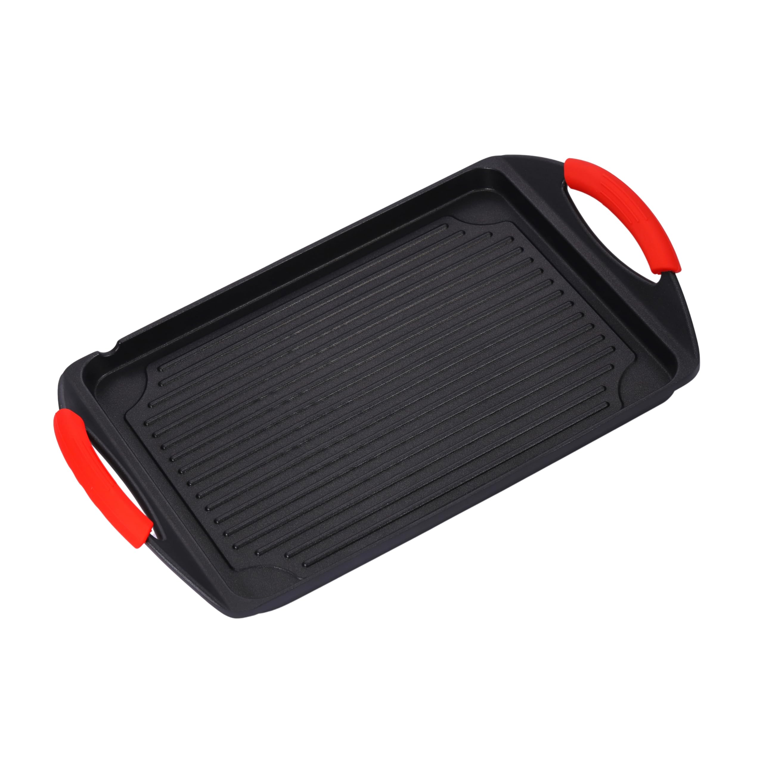 Sponsored Ad – Grill Plate with Silicone Grips, Long Lasting Grill Plate, Innovative Cookware, Suitable for All Cooking hobs