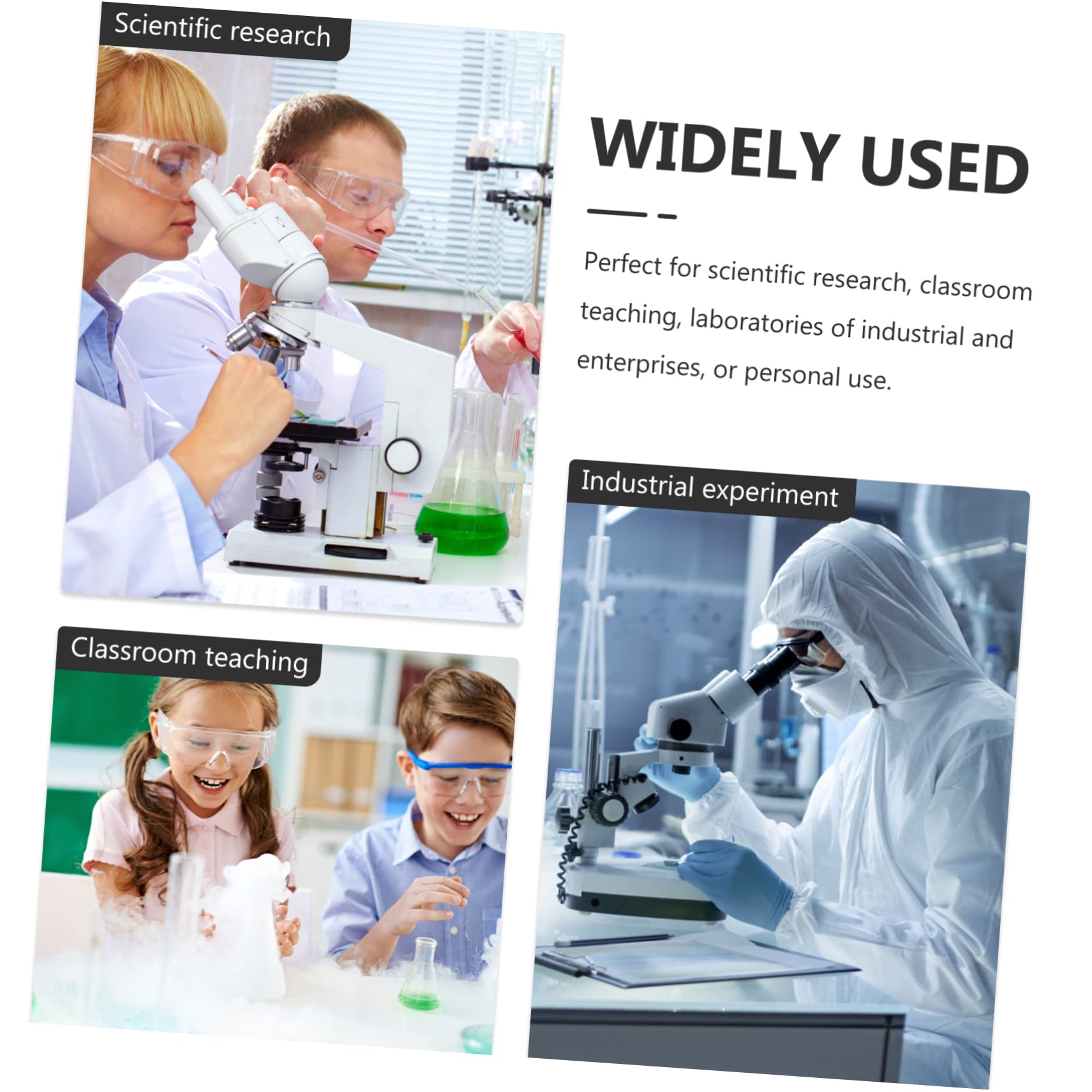 VILLFUL 50stücke Zentrifugenröhrchen Mit Schraubverschluss Abstufungen Transparent Für Labor-experimente Probenbehälter Hohe Und Präzise Messung