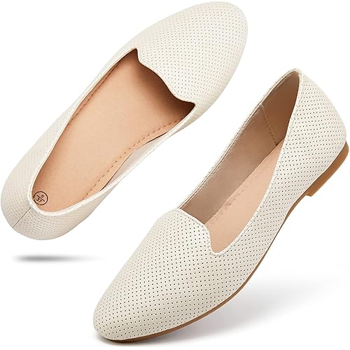 hash bubbie Women's Flats Shoes Dress Shoes for Women Business Dressy Casual Shoes Ballet Flats Loafers Comfortable Slip on Shoes