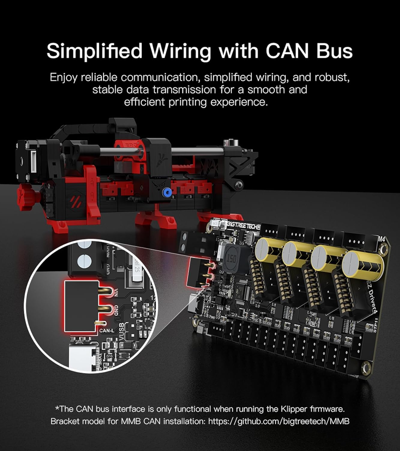 BIGTREETECH MMB CAN V2.0 Control Board For Voron ERCF Enraged