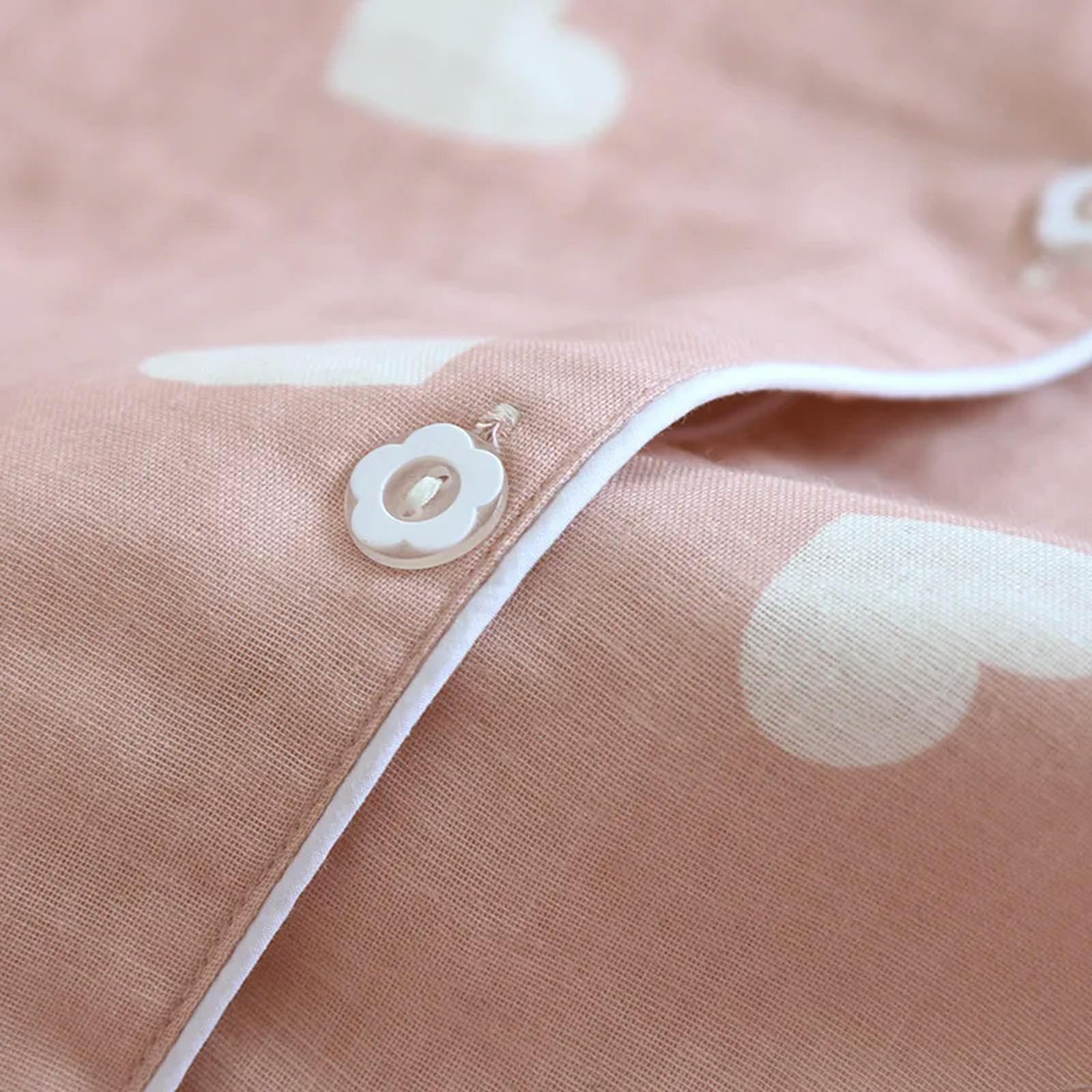 Camicia da Notte Donna Nuovo Set di Pigiami Primaverili E Autunno Pantaloni da Donna A Maniche Lunghe al da Donna Due Pezzi Love Lovely Sweet Home Furnishing Set-Rosso-l