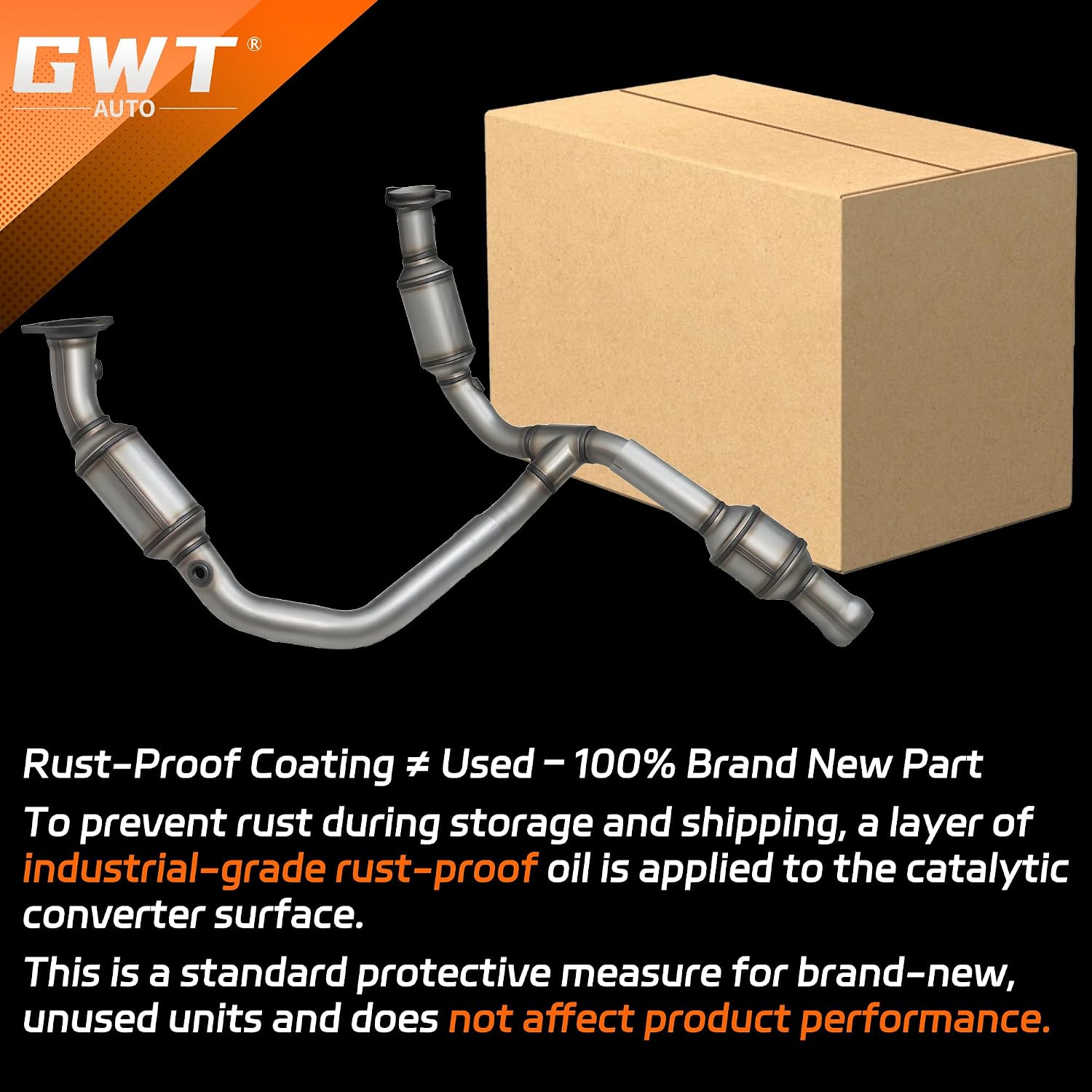 GWTAUTO Catalytic Converter Compatible with 2009-2013 Silverado/Sierra 1500/Avalanche 4.3/4.8/5.3/6.0L, 2009-2014 Tahoe/Suburban 1500/ Yukon/Yukon XL 1500 4.8/5.3/6.0L, High Flow Catalytic Convertor