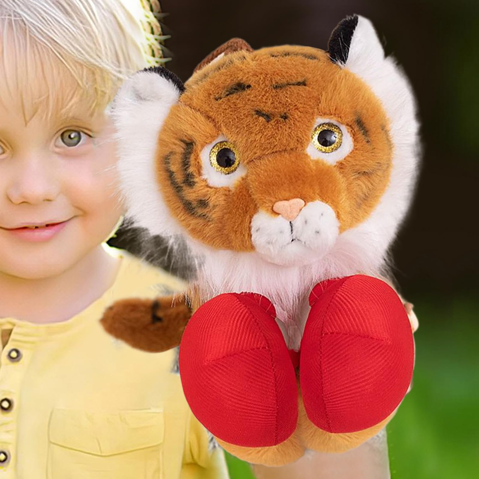 Títeres De Mano - Muñeco De Peluche Parlante para Cuentos - Títere Interactivo Boxeo con Brazo Retráctil para Niños 3+ Años Fiestas Colegio Cuentos Relleno Huevitos Pascua