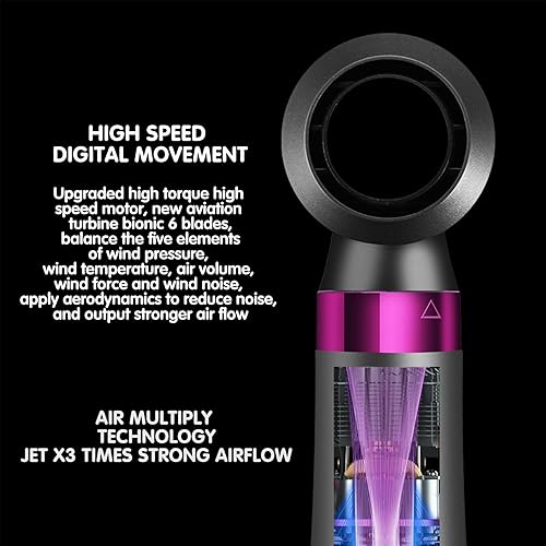 Miniatura 6 de Cepillo soplador de pelo 5 en 1, secador de pelo, herramientas calientes desmontables e intercambiables, cepillo secador de pelo, tecnología de