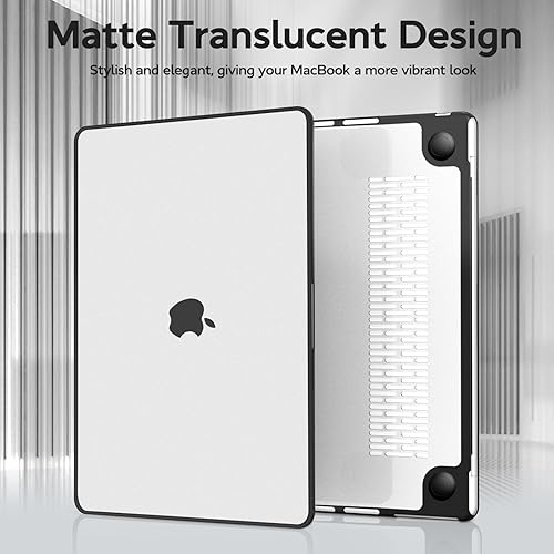 Miniatura 103 de B BELK Funda compatible con MacBook Air de 13 pulgadas 2022 2021 2020 2019 2018 M1 A2337 A2179 A1932 Touch ID, carcasa rígida de plástico para Verde