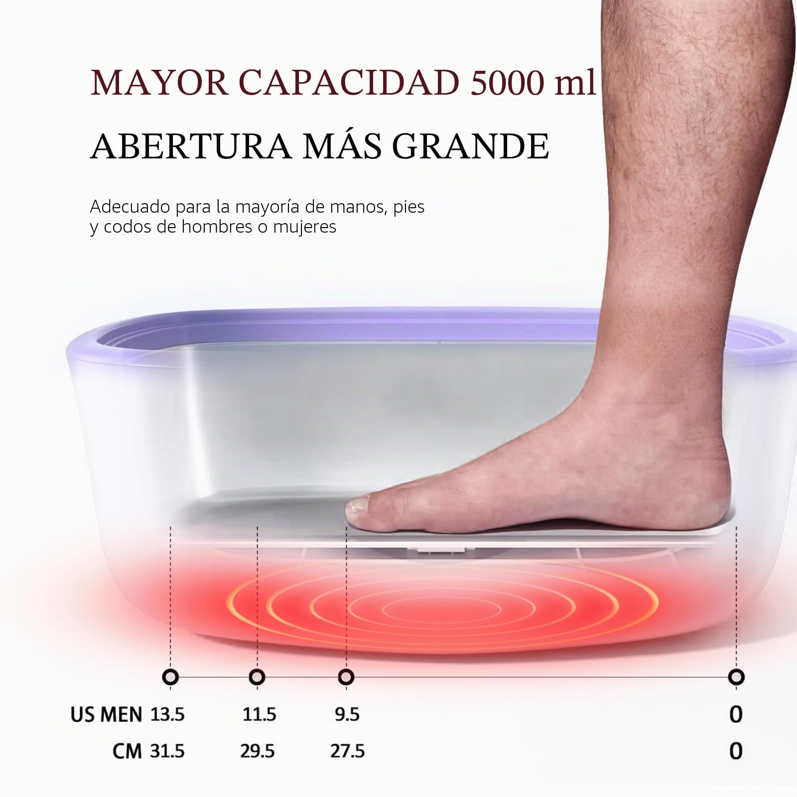 Máquina de cera de parafina para tratamiento de manos y pies, calentador de cera de parafina de gran capacidad de 5000 ml con recambios de 1.7 kg, kit hidratante de cera de manos de parafina,