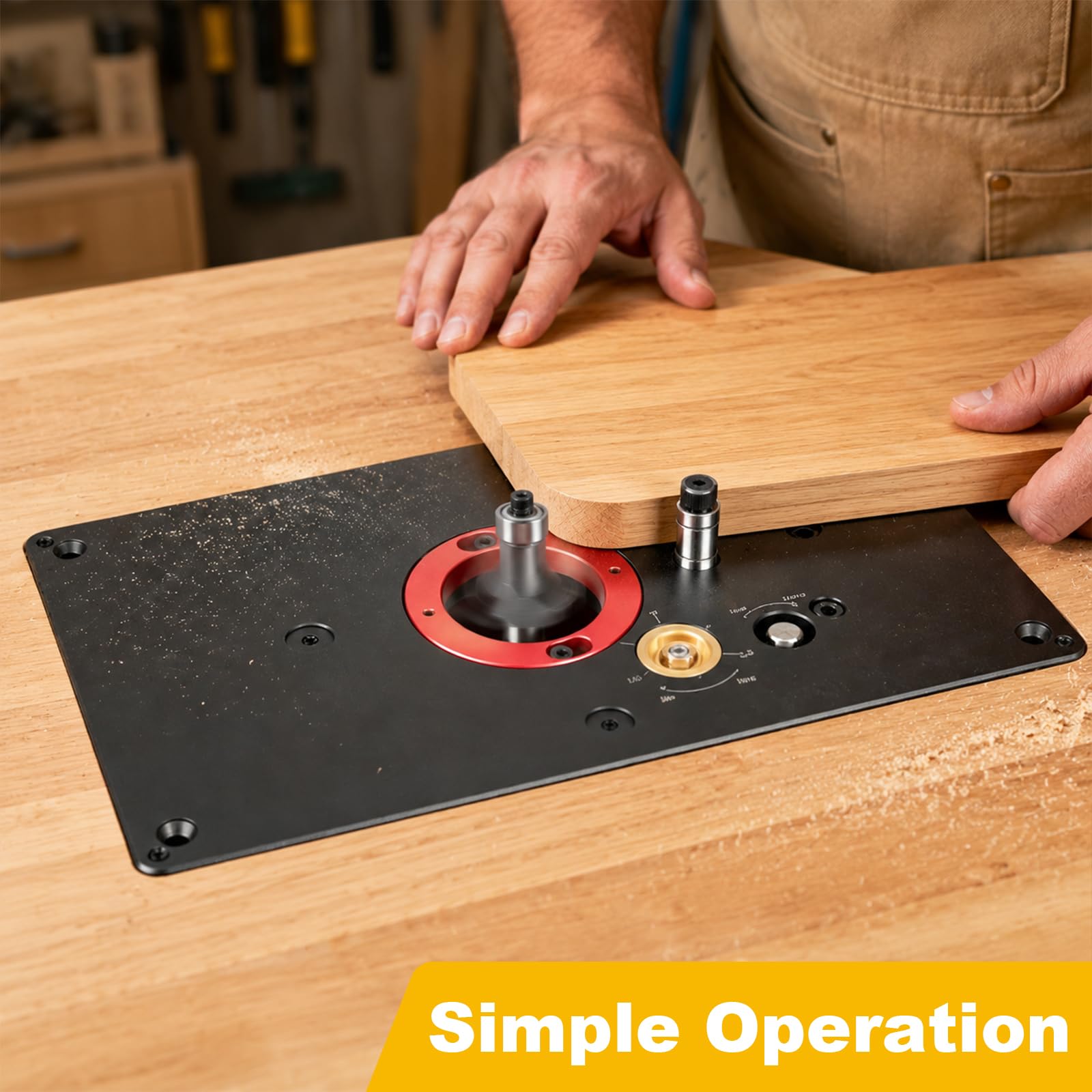 Sollevatore fresatrice 65 mm 0-57 mm Router Lift per lavorazione del legno