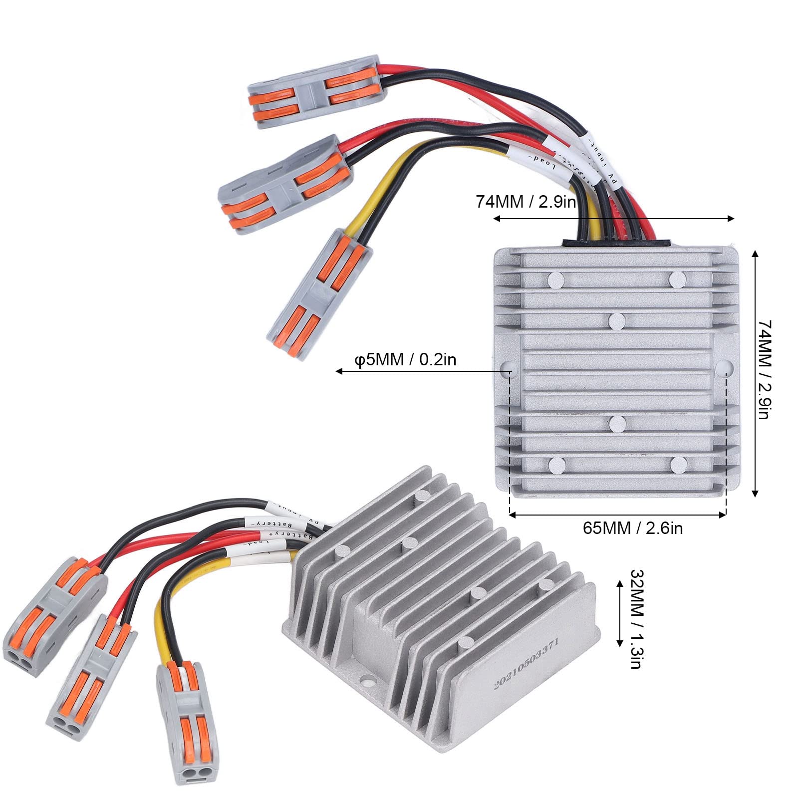 Chrees Regolatore di carica solare MPPT 20A, potenza efficiente 300W (13.8V