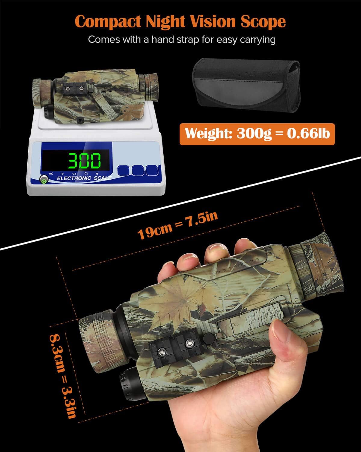 🔥 Crаzу Dеаlѕ BOBLOV Night Vision Monocular, Digital Infrared Night Scope for Hunting, 5x32 Monocular with Camera & Camcorder, 200Yards Full Dark, Camouflage with Extra Fliter for Day (Camouflage) Uр Tо 40% оƒƒ BOBLOV Night Vision Monocular, Digital Infrared Night Scope for Hunting, 5x32 Monocular with Camera & Camcorder, 200Yards Full Dark, Camouflage with Extra Fliter for Day (Camouflage)
