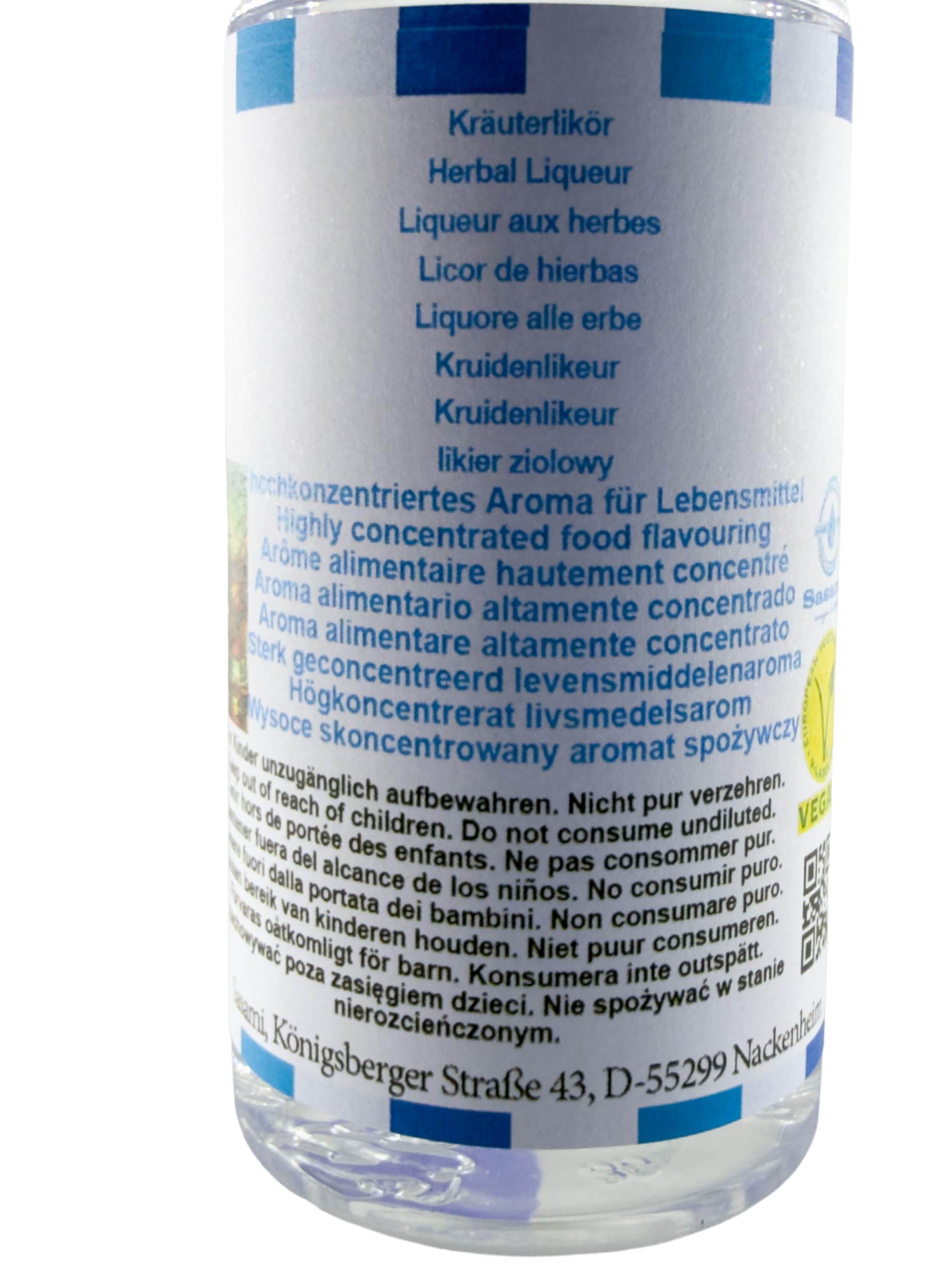 likier ziołowy Aromat Koncentrat - wegański - Sasami - 100ml