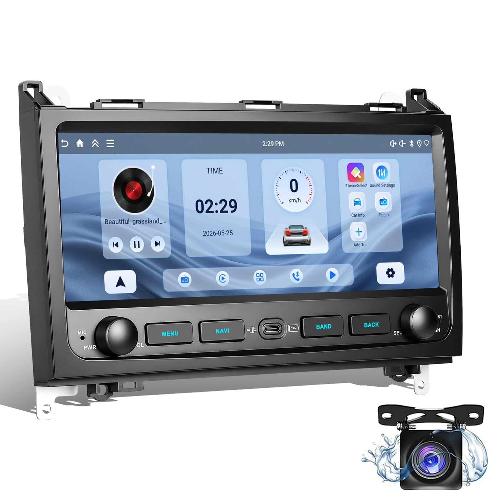 Autoradio 9,3 pouces multimédia Bluetooth Android Auto écran tactile pour Classe B
