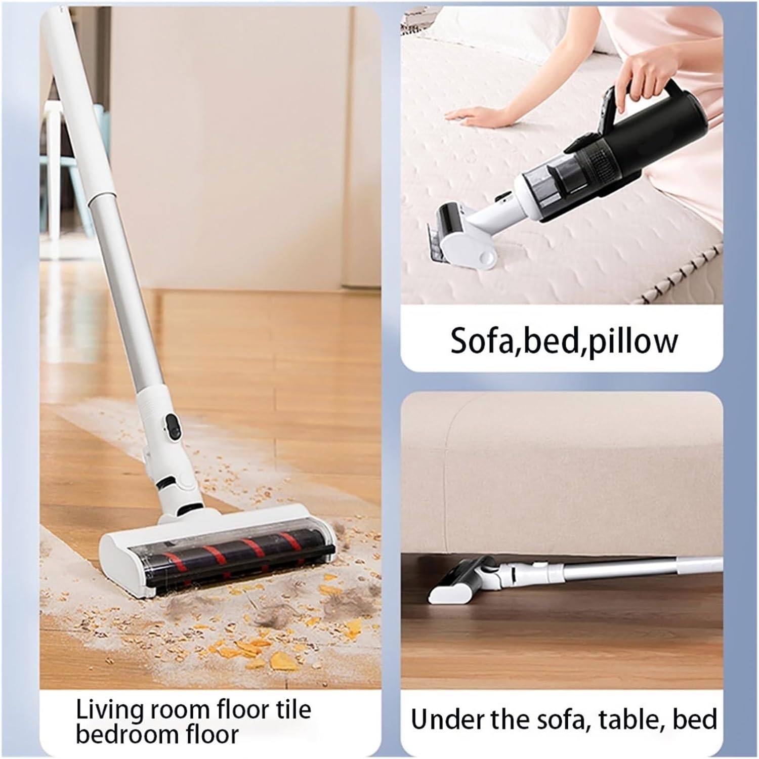 Compatible for Tineco Floor ONE S5 Combo，Wet Dry Vacuum Cleaner Accessories Cleaning Tool Brush Head Filter Dust Bucket Water Tank Roller Brush (Color : As Shown i), mei0203jb