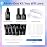 Beetles Poly Extension Gel Nail Kit 6 Colors Glitter Mermaid Glow Builder Nail Gel Kit with Slip Solution All-in-One Spring Summer Nail Art Supplies DIY Manicure Salon Gift for Women Girls