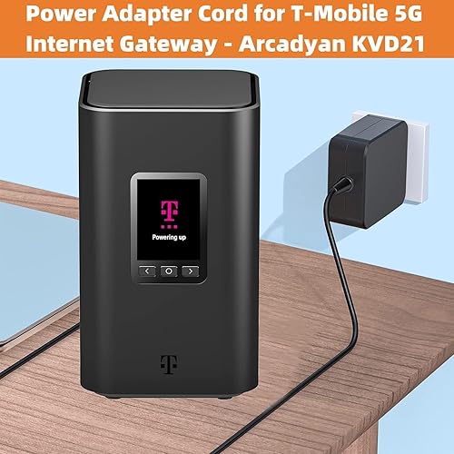 Miniatura 2 de Adaptador de corriente para puerta de enlace de Internet T-Mobile 5G - Cable de alimentación del cargador Arcadyan KVD21