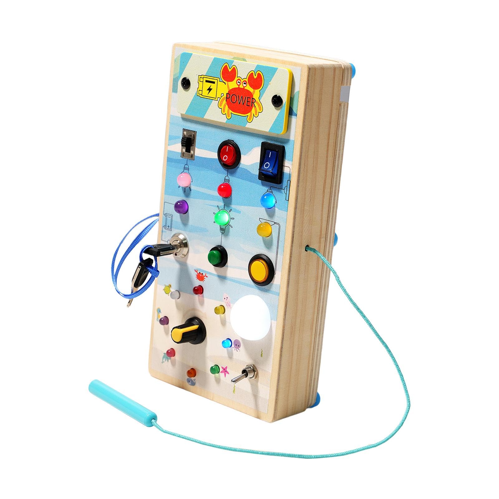 2 Pièces De Planche Sensorielle à Fermeture Éclair - Accessoire Busy Board DIY Pour Développement Motricité Enfant