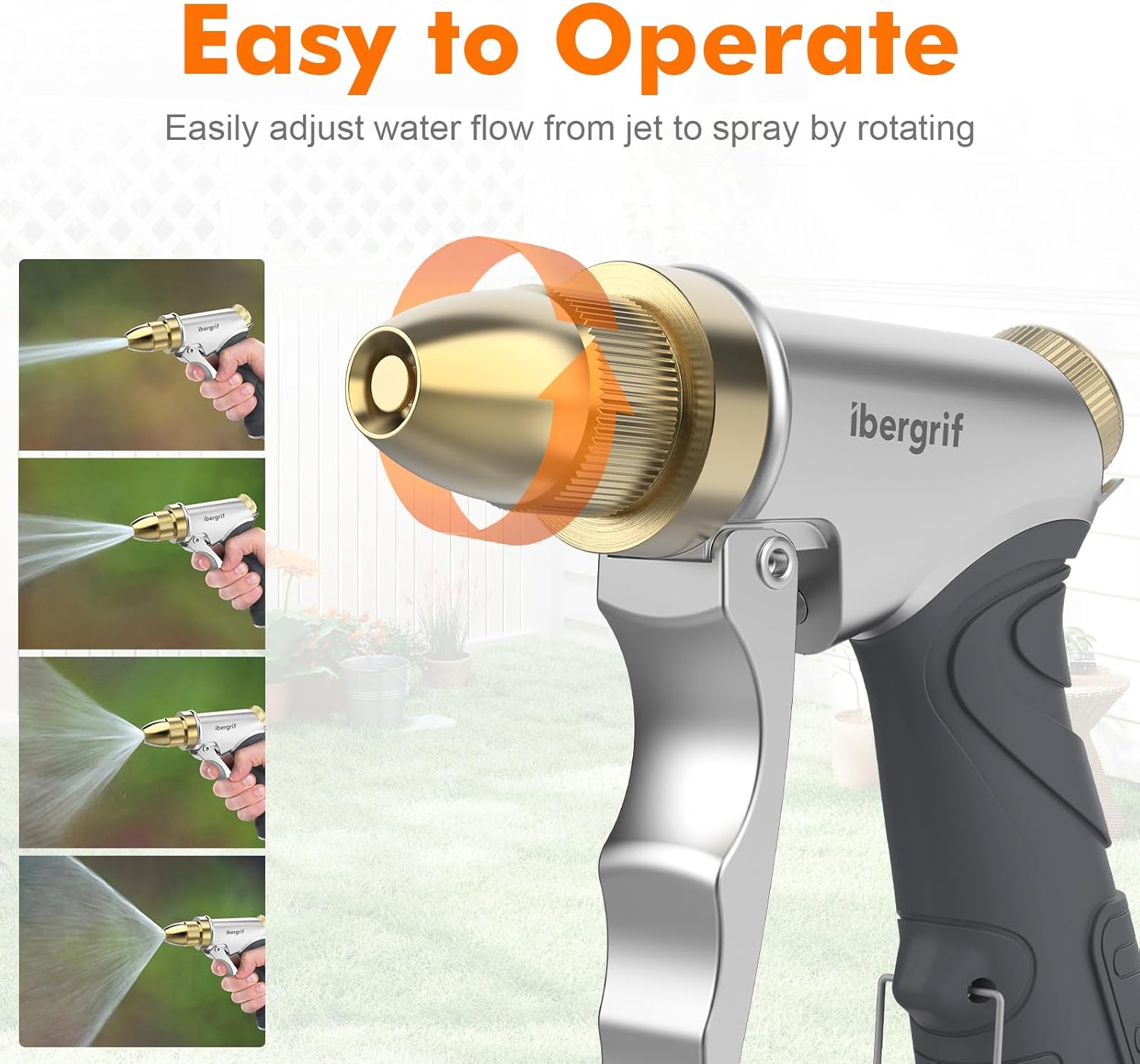 Ibergrif Hose Pipe Spray Gun, High Pressure Hose... 13 Ibergrif Hose Pipe Spray Gun, High Pressure Hose...