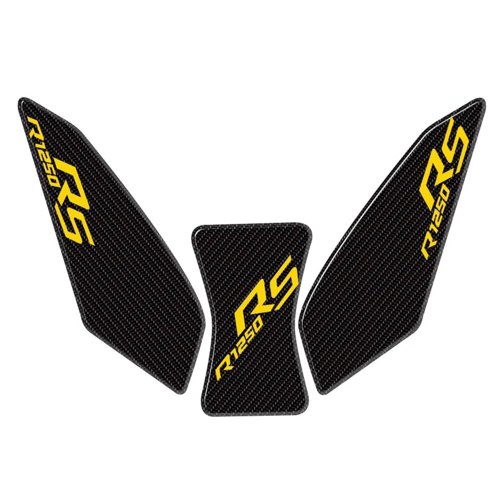 Motorcycle Tank Pad Sticker Fit for BMW R1250RS R1200RS R1200 RS 2014-2021 Carbon Fiber Texture Gas Knee Grip Traction Decal