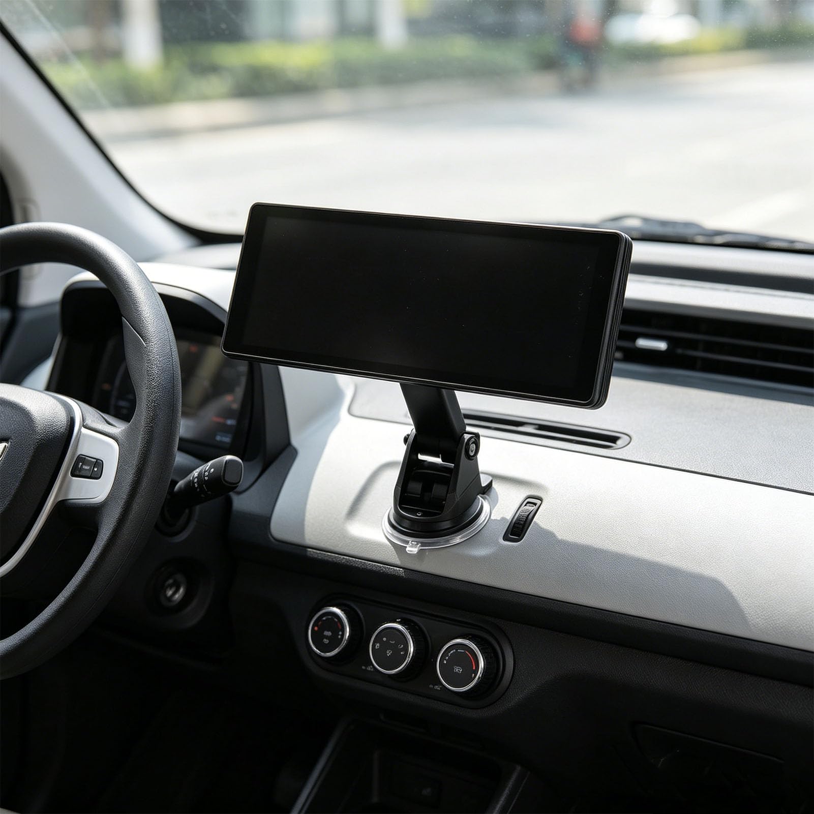 Pantalla Táctil de 10,2 Pulgadas, Inalámbrico y Auto Estéreo Portátil para Coche con Bluetooth 5.0 Navegación GPS Control de Voz Mirror Link, para Vehículos (Soporte de Ventosa)