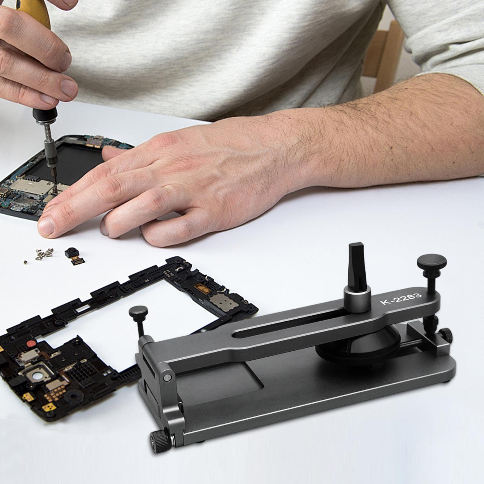 Separador de pantalla LCD para teléfono móvil, herramienta de extracción de la tapa trasera de la taza de succión, removedor de pantalla de teléfono profesional, 660 g, fácil y de desmontar