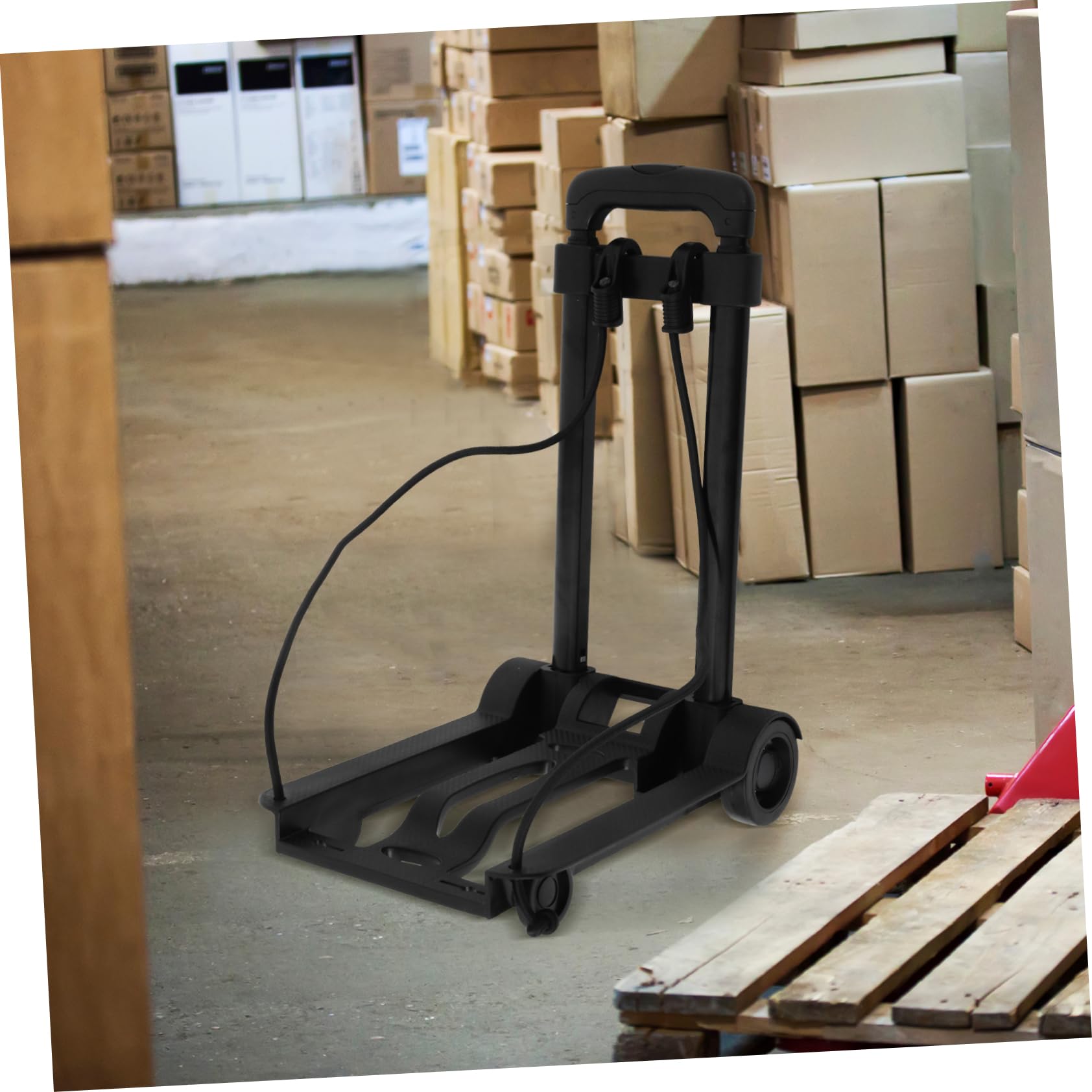 Cabilock Carrello Pieghevole con Ruote Portatile per Spesa Carrello Pieghevole Compatto per Bagagli Robusto per Zaino Leggero per Festival